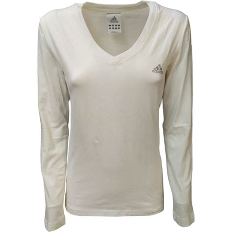 adidas langarmshirt damen weiß|Langarmshirts für Damen .